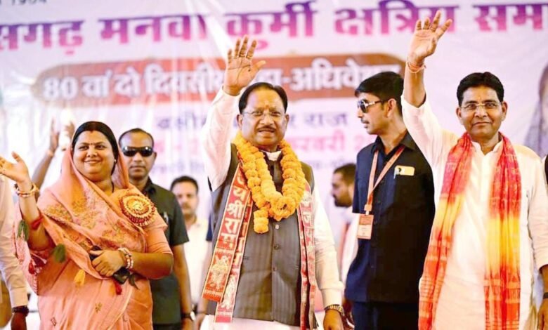 मुख्यमंत्री श्री विष्णु देव साय ने मनवा कुर्मी क्षत्रिय समाज के महाधिवेशन में हुए शामिल 3 IMG 20260222 WA0008 - IMG 20260222 WA0008