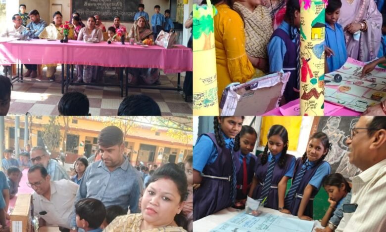 ररूहाराम वर्मा प्राथमिक विद्यालय नेवरा क्रमांक 1 में संकुल स्तरीय प्रदर्शनी रानी सौरभ जैन की आतिथ्य में छात्रों ने दिखाया हुनर 5 विज्ञान मेला