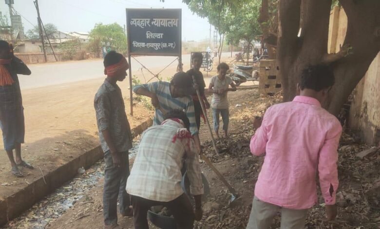 नगर पालिका परिषद तिल्दा-नेवरा मे पालिका प्रशासन व जनप्रतिनिधि द्वारा “पेड़ों को नया जीवन” अभियान का किया शुभारंभ 5 पेड