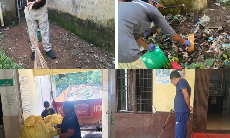 आज 02 अक्टूबर के अवसर पर CHC तिल्दा नेवरा में चला विशेष स्वच्छता अभियान 3 IMG 20261002 WA0007 - IMG 20261002 WA0007