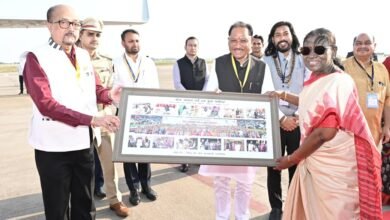 राष्ट्रपति श्रीमती द्रौपदी मुर्मु छत्तीसगढ़ प्रवास के पश्चात रायपुर से हुईं रवाना 10 IMG 20261023 WA0015 1 - IMG 20261023 WA0015 1