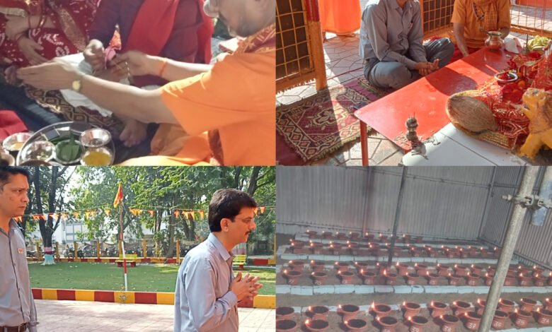 अल्ट्राटेक बैकुंठ मे 120 जोत संग माता शीतला की हो रही दोनो पहर पुजा यूनिट हैड पवन कुलकर्णी किये दर्शन 13 InShot 20260322 115314574 - InShot 20260322 115314574