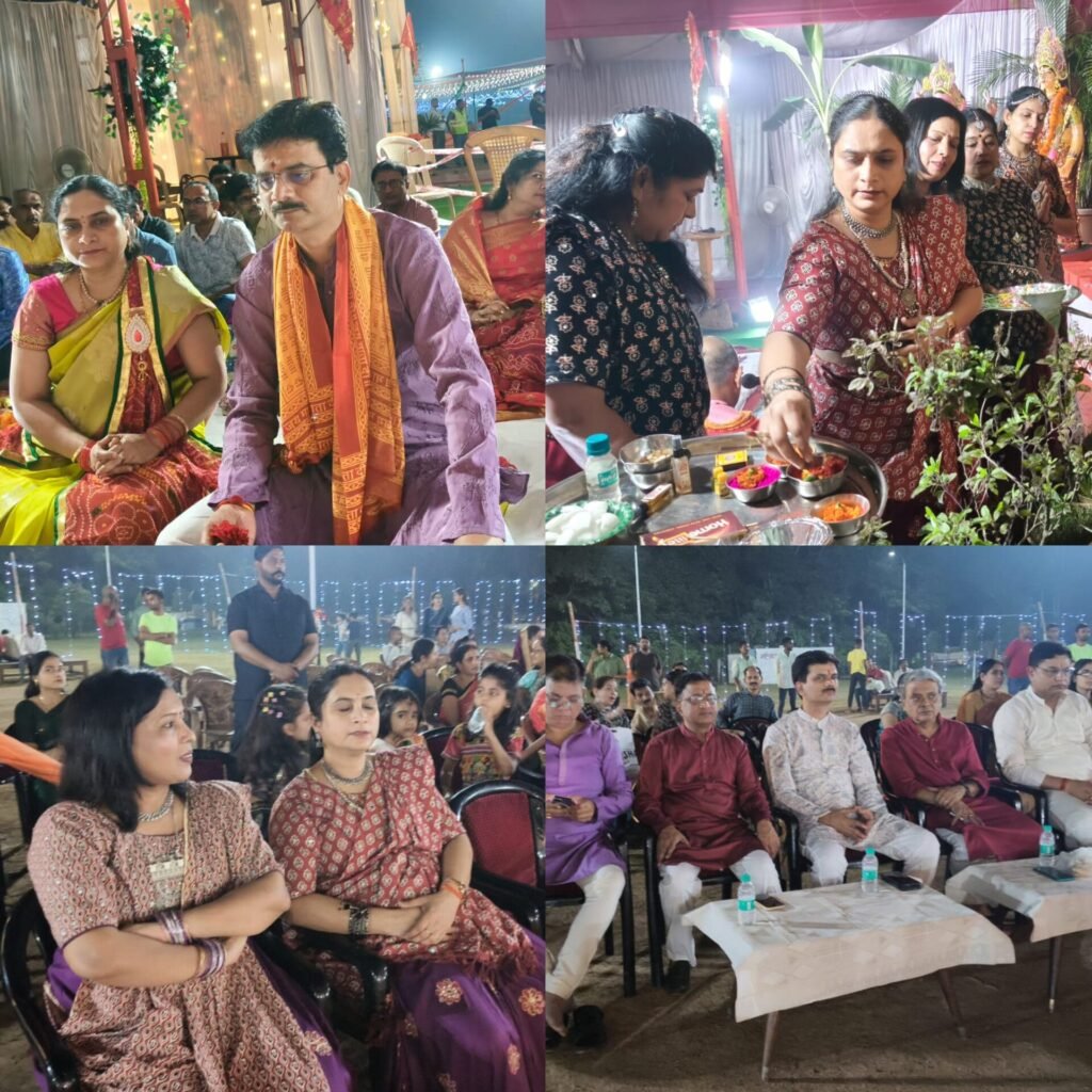 अल्ट्राटेक बैकुंठ मे मां दुर्गा के नौ रूपों की पुजा सांस्कृतिक कार्यक्रमों गरबा व भोग भंडारा के साथ की गई विदाई 17 InShot 20261022 150752175 - InShot 20261022 150752175