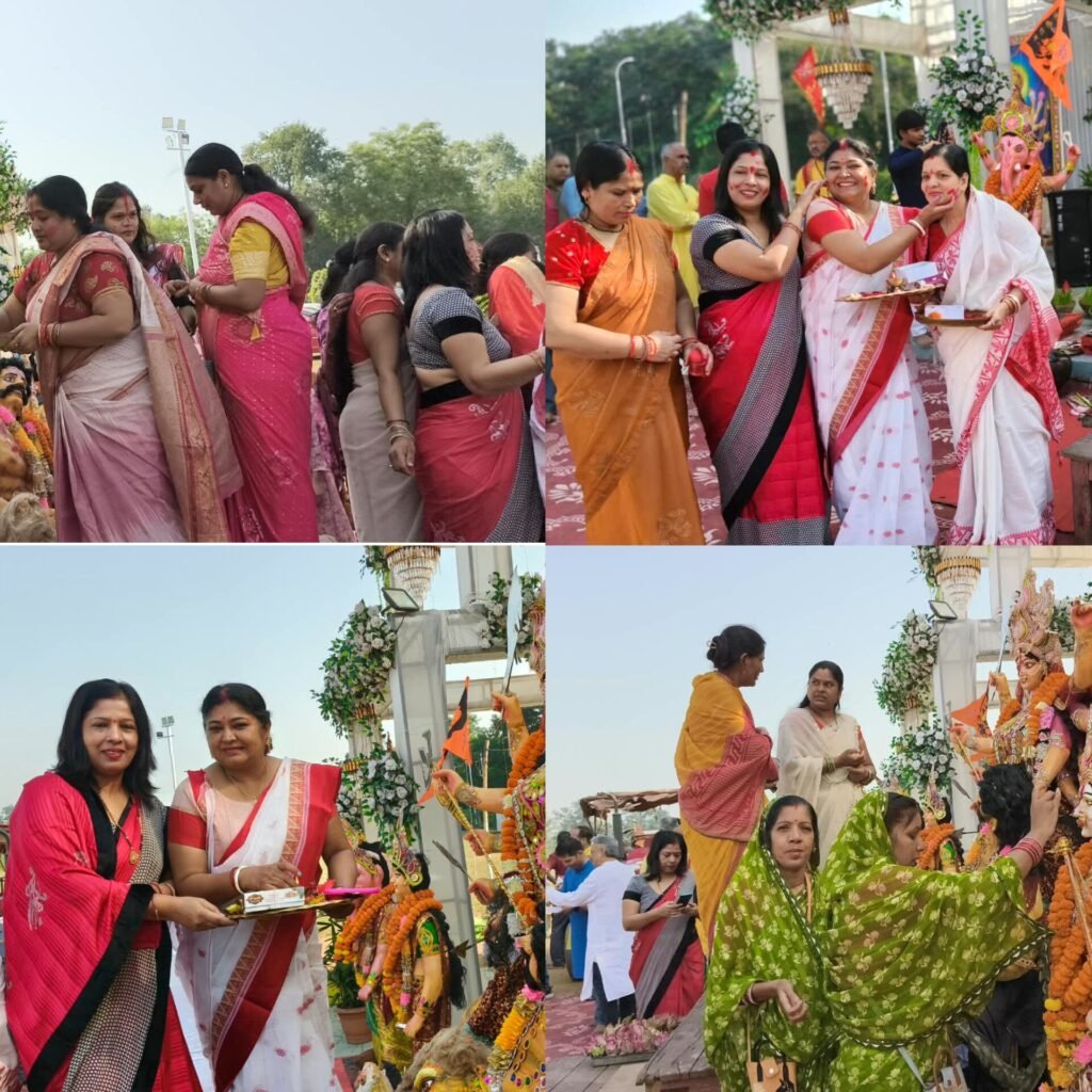 अल्ट्राटेक बैकुंठ मे मां दुर्गा के नौ रूपों की पुजा सांस्कृतिक कार्यक्रमों गरबा व भोग भंडारा के साथ की गई विदाई 22 InShot 20261022 151927144 - InShot 20261022 151927144