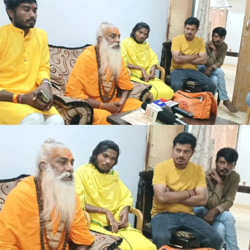 गौ माता को राष्ट्र माता का दर्जा दिलाने गौ सम्मान के राज्य प्रचारक किशन गिरी महाराज 4 गौ माता