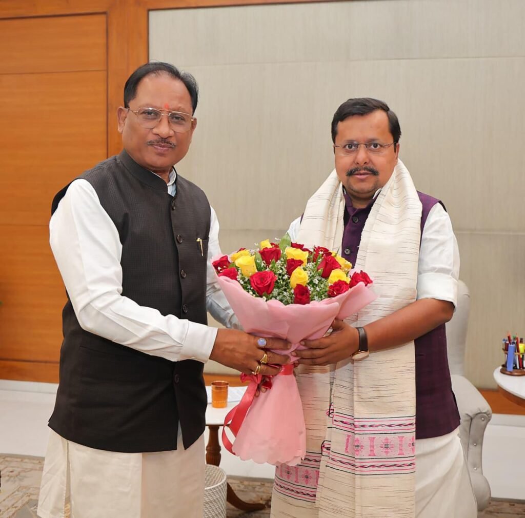 मुख्यमंत्री श्री साय ने भाजपा राष्ट्रीय अध्यक्ष श्री नितिन नवीन से की सौजन्य भेंट, स्थापना दिवस की दी शुभकामनाएं 4 img 20260407 wa0009667382465508756219 - img 20260407 wa0009667382465508756219