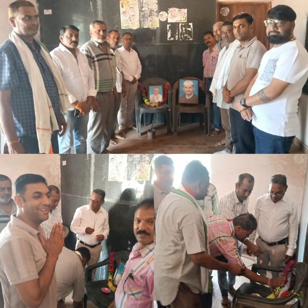 तिल्दा-नेवरा में राष्ट पिता महात्मा गांधी (बापूजी)जी की जयंती कांग्रेसियों के द्वारा मनाई गई 4 inshot 20261002 1802583973353649078655034427 - inshot 20261002 1802583973353649078655034427
